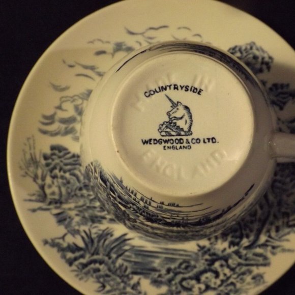 Wedgwood & Co. LTD. England Countryside Tea Cup and Saucer - Picture 8 of 8